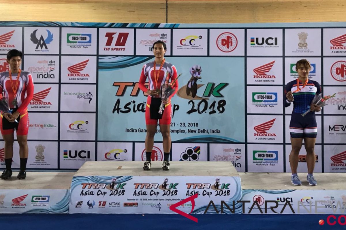 Indonesia raih tiga emas Kejuaraan Asia Track 2018 di India