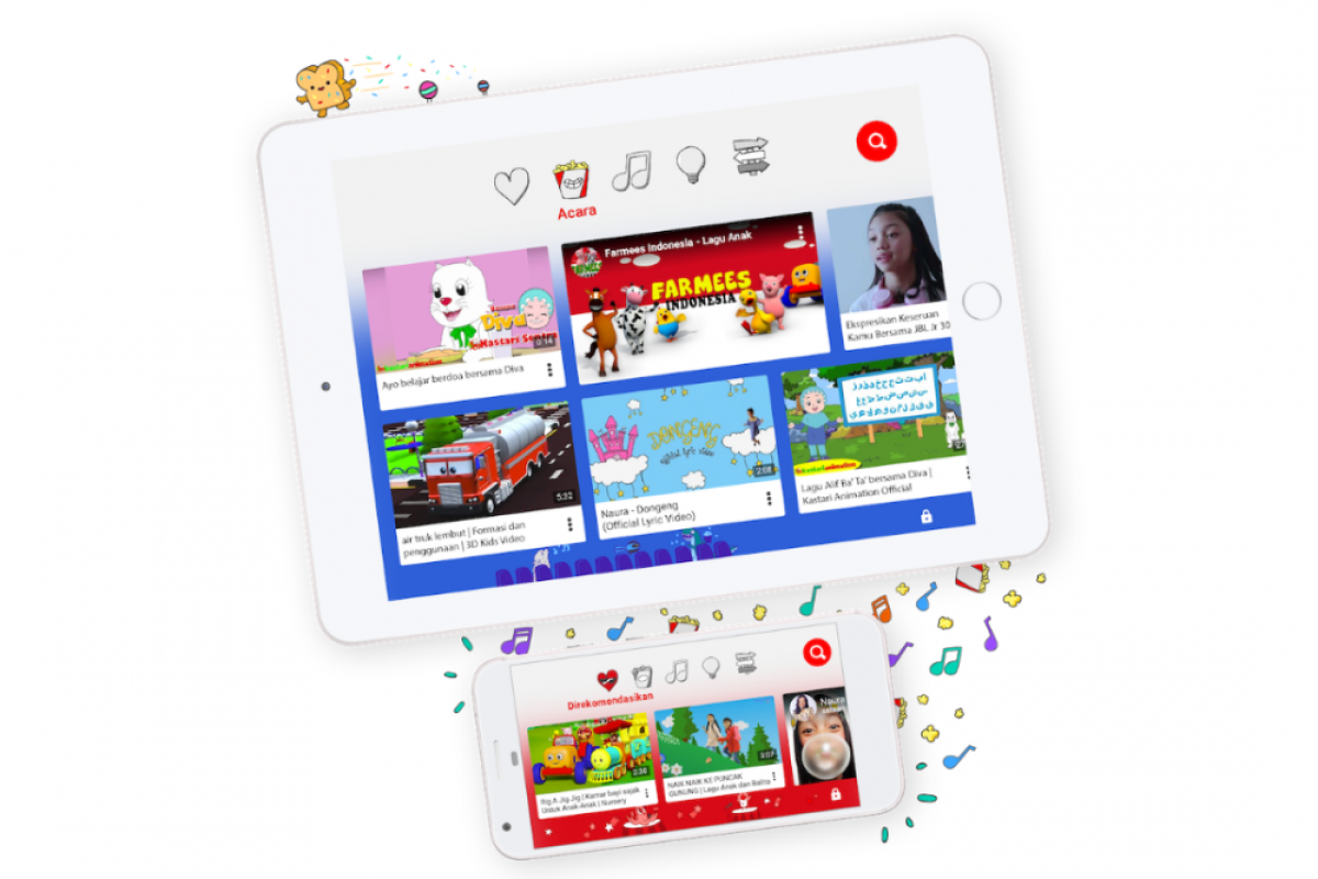 Cara mengatur konten untuk anak di YouTube Kids