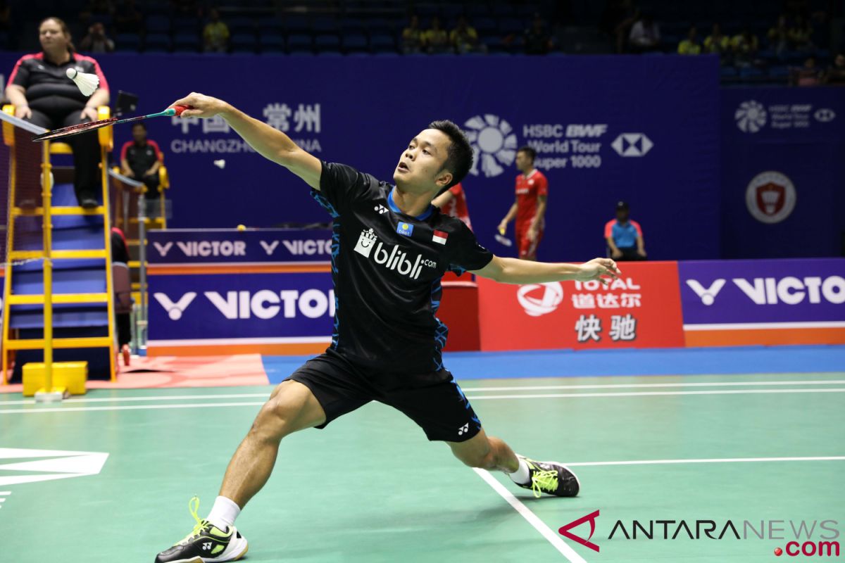 Singkirkan pemain nomor satu dunia, Ginting ke perempat final China Terbuka