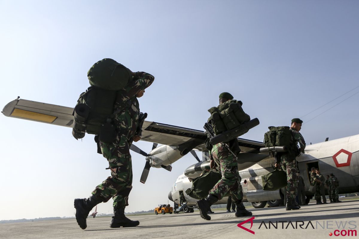 Prajurit Kostrad BKO karhutla Sumsel kembali ke markas Jateng