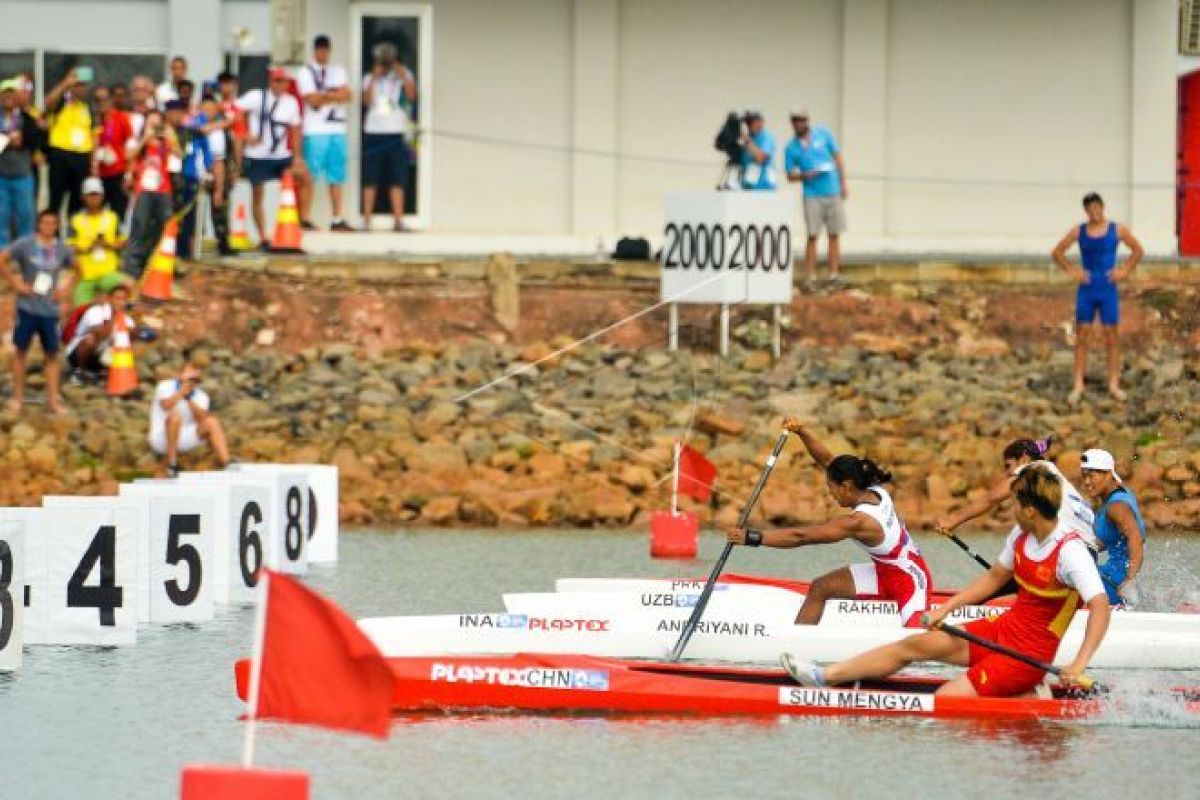 Asian games - Tim dayung putri Indonesia gagal meraih medali di nomor k4 500m