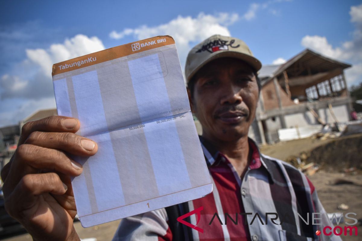 72 persen korban gempa NTB sudah terima bantuan dana rekonstruksi