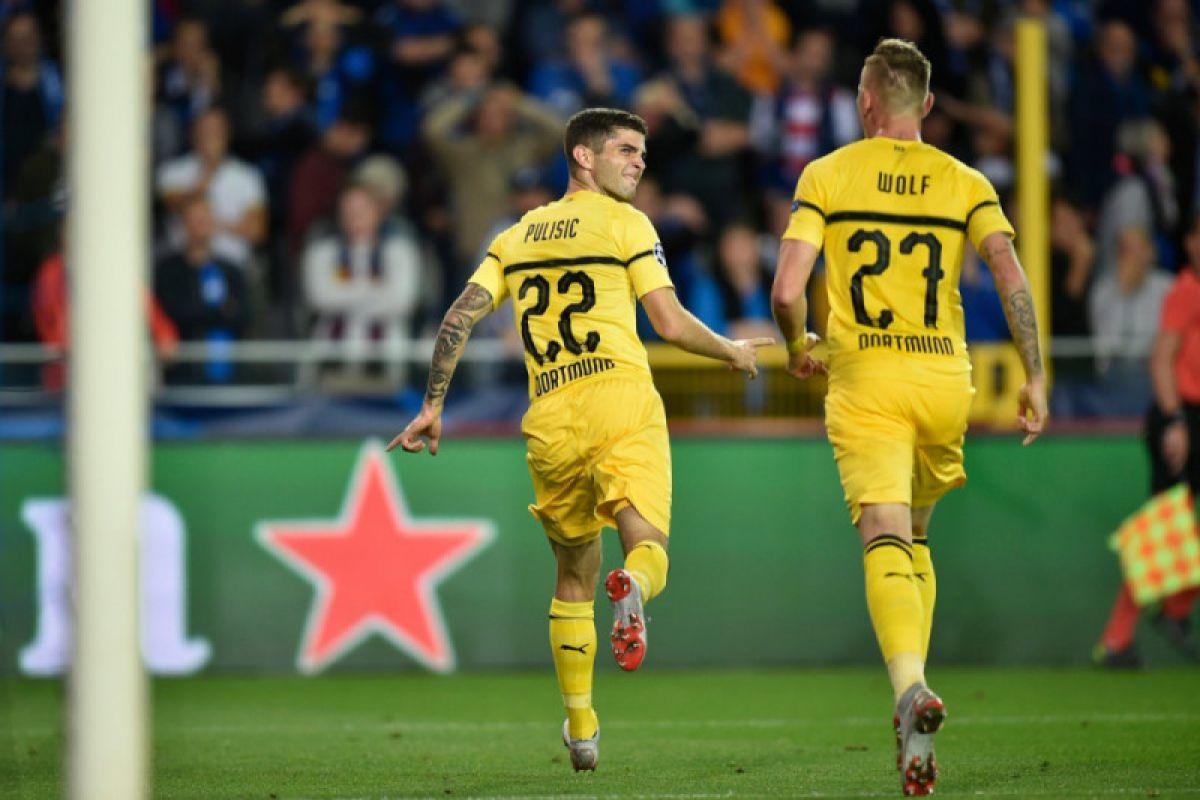 Cetak gol di hari ulang tahun, Pulisic bawa Dortmund menang