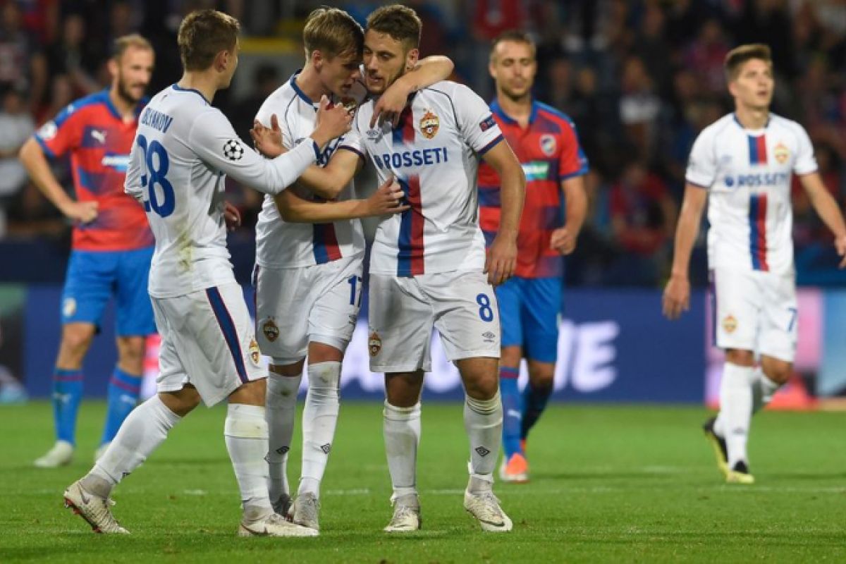 CSKA Moscow bawa pulang satu poin dari markas Plzen