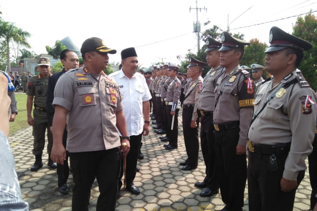 Wabup Sarolangun hadiri apel Oparasi Mantap Brata