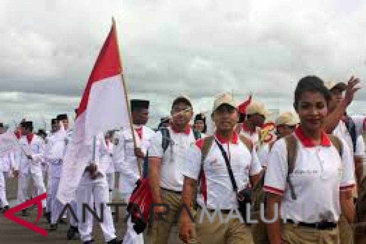 Kirab Pemuda Nusantara singgahi kota Ambon