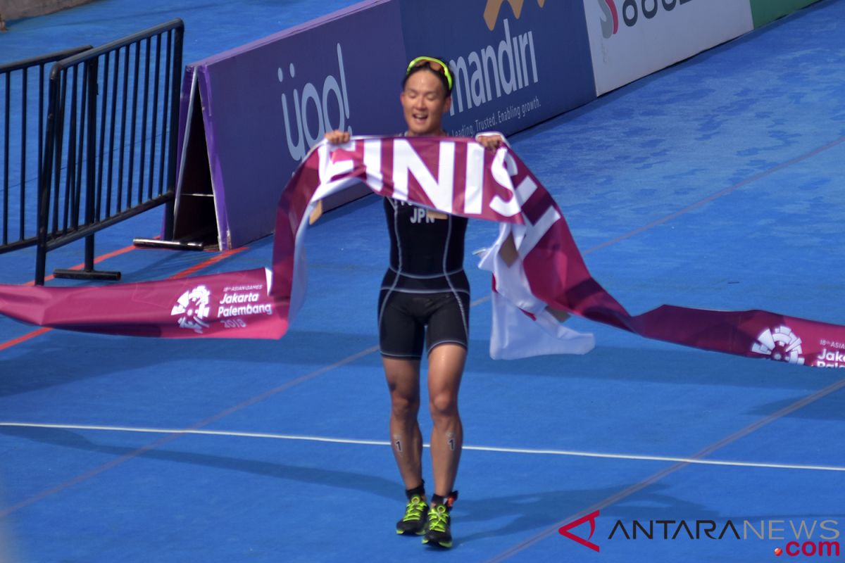 Jepang rebut medali emas nomor elit putra triathlon