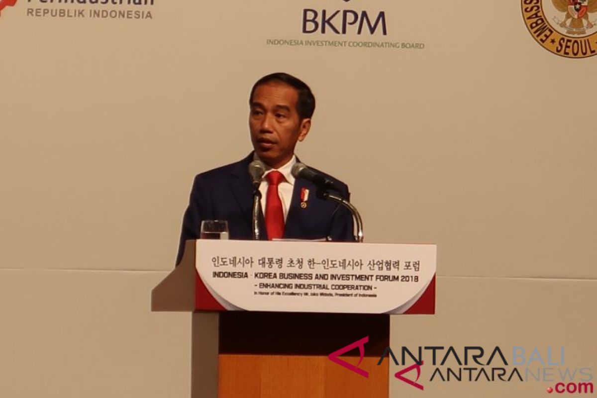 Presiden Jokowi: Korsel investor ke-3 terbesar di Indonesia