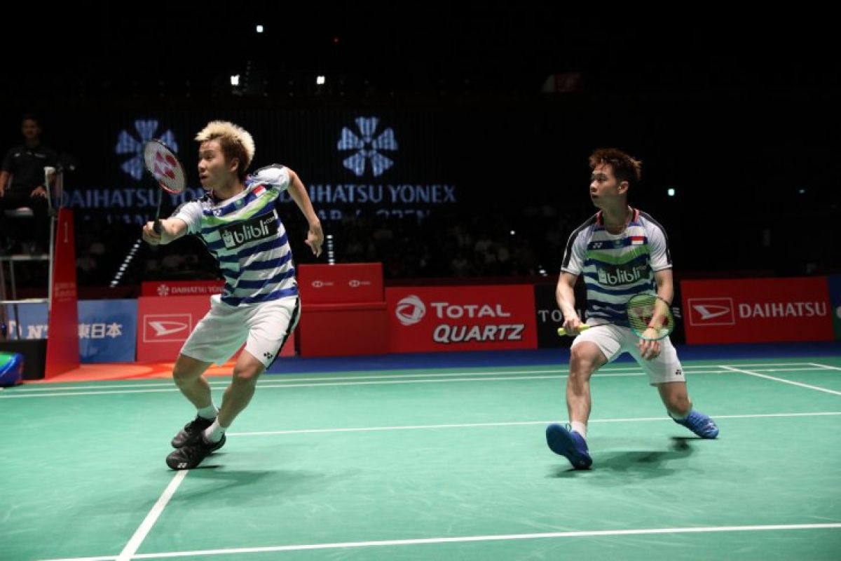 Kalahkan ganda China, Kevin/Marcus melaju ke final Jepang Terbuka