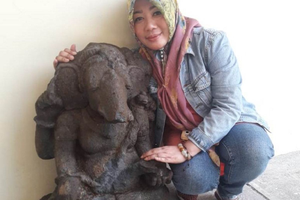 Temuan Arca Ganesha Dieng diamankan