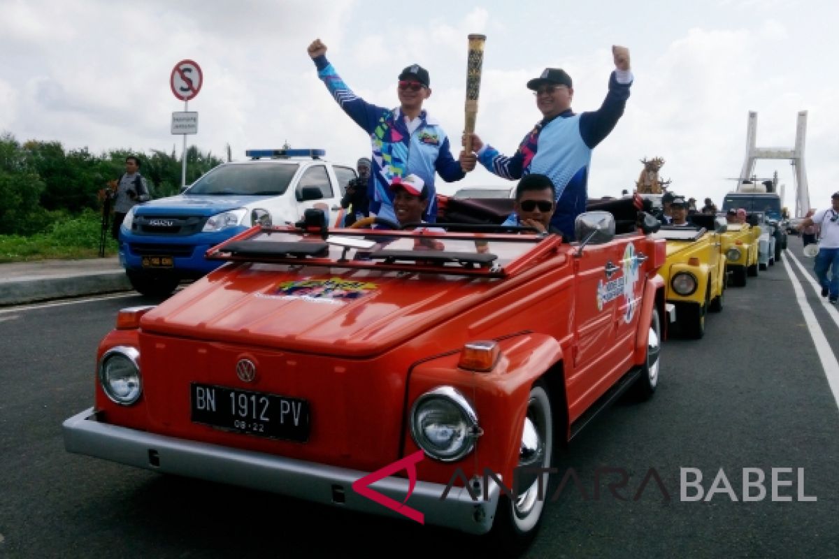 Asian Para Games torch arrives in Bangka Belitung