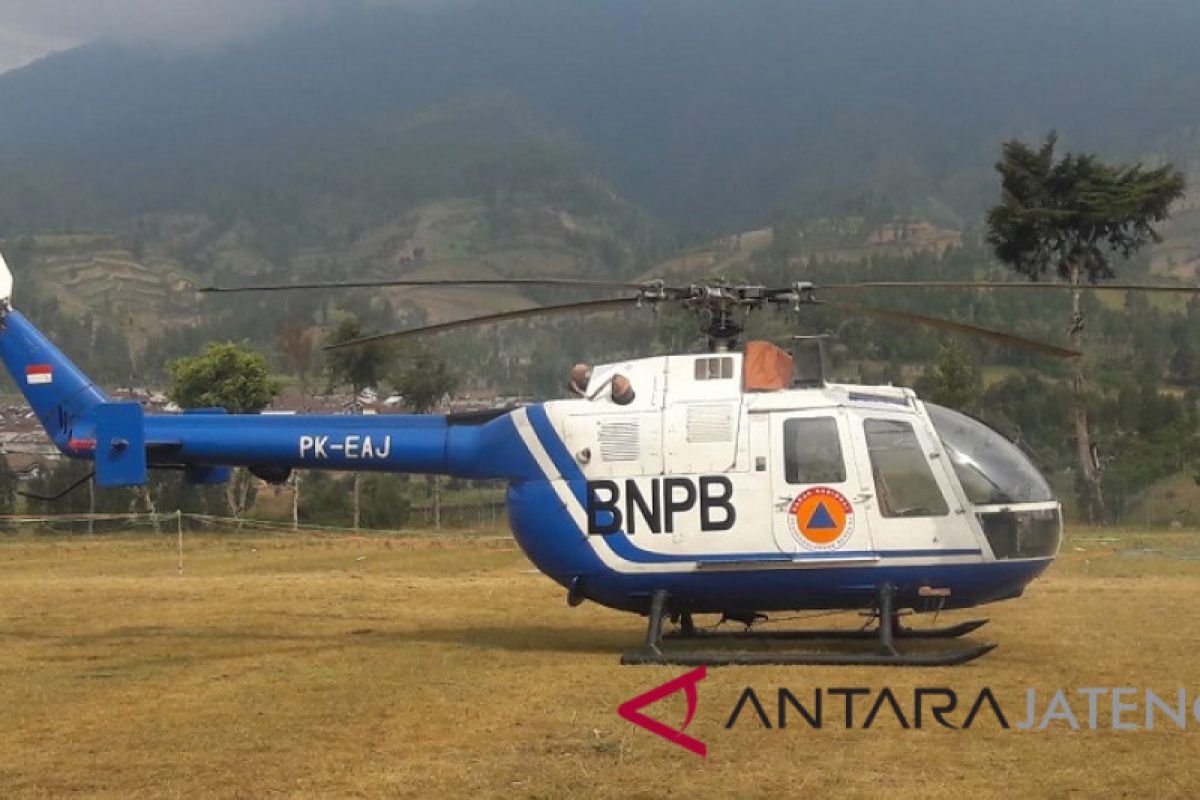 Helikopter BNPB batal lakukan pemadaman kebakaran Sindoro-Sumbing