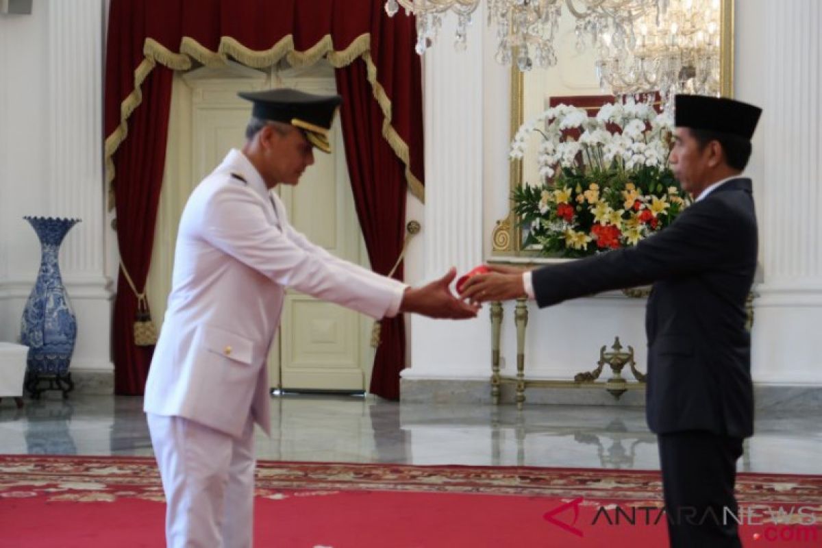Presiden Jokowi lantik sembilan gubernur