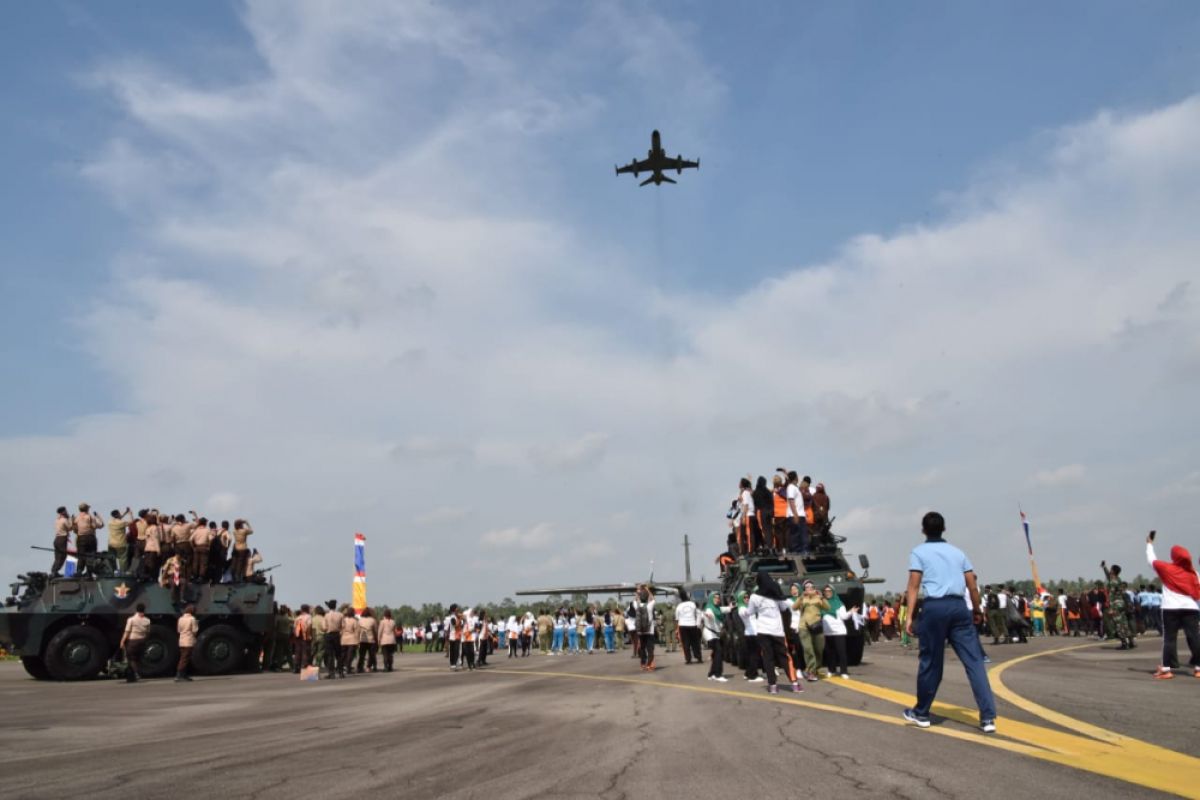 Tiga Matra TNI pecahkan Rekor MURI Tari Gemu Fa Mi Re