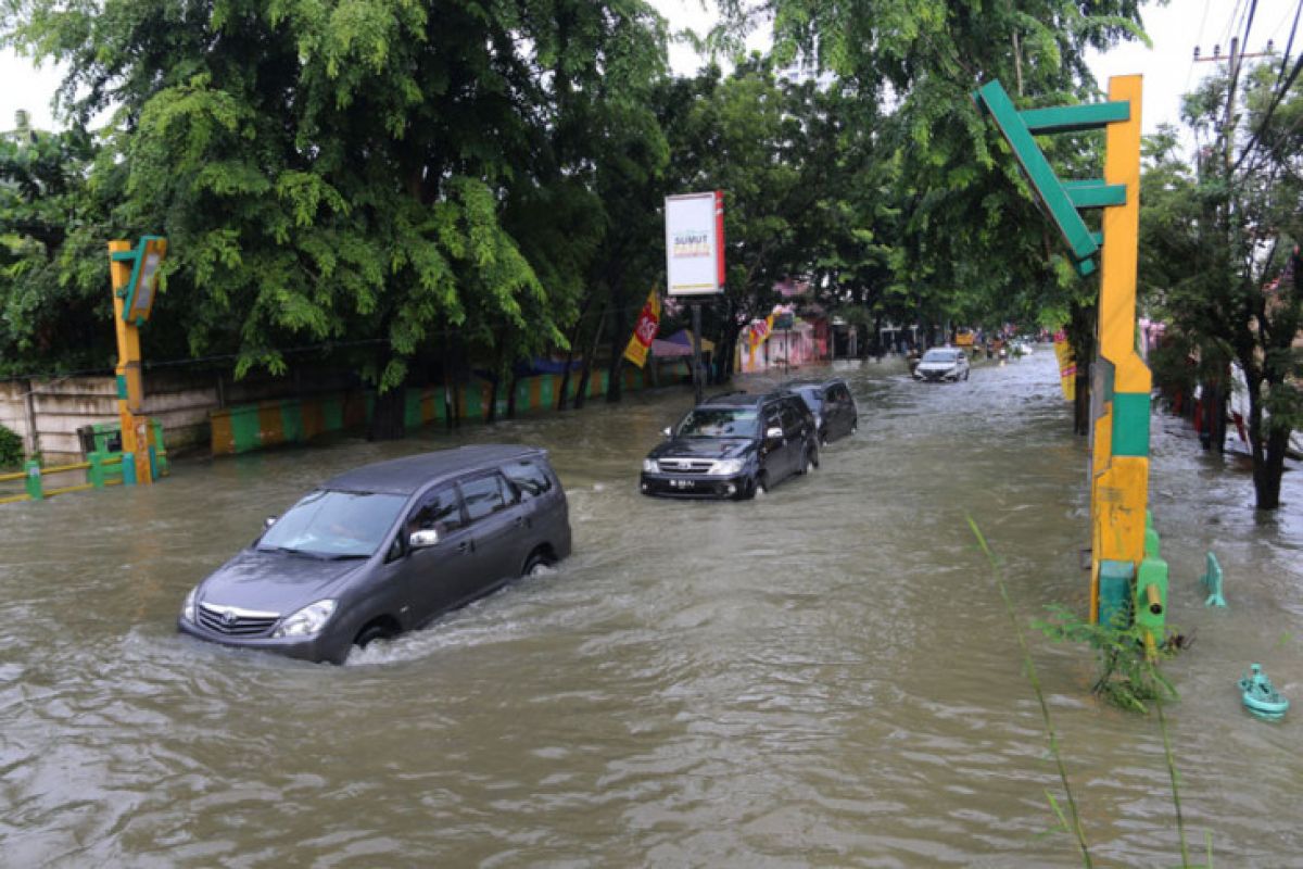 Tiga kecamatan di Binjai terendan banjir