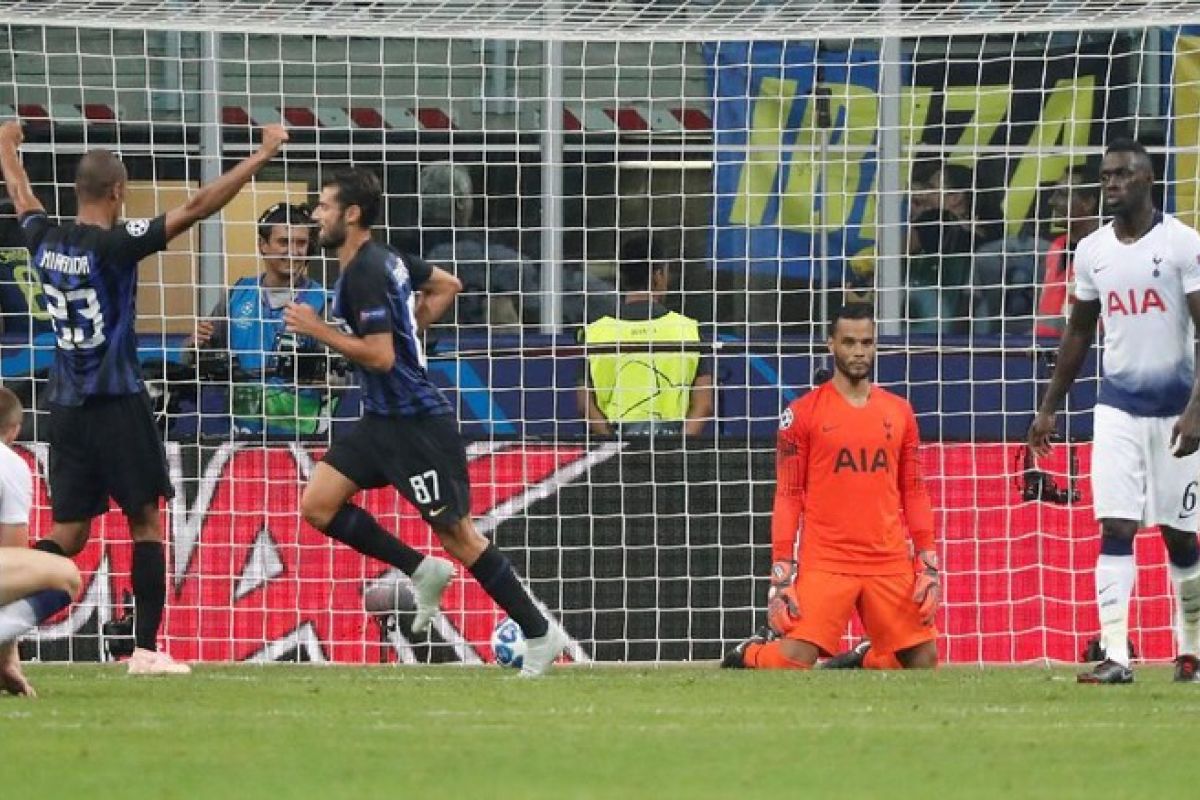 Akhirnya Inter balikkan keadaan untuk menang 2-1 atas Tottenham