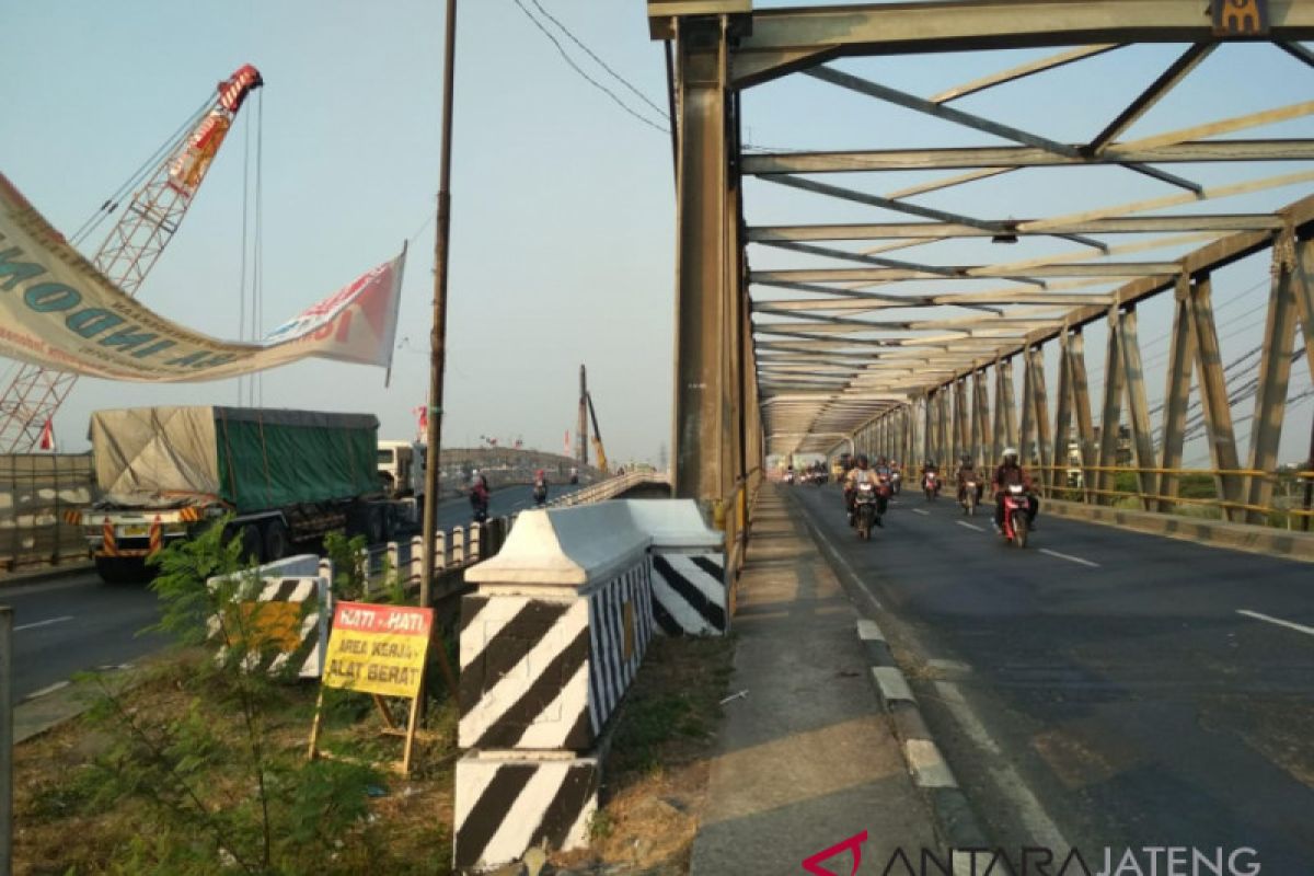 Antisipasi kemacetan akibat perbaikan Jembatan Tanggulangin, polisi siaga 24 jam