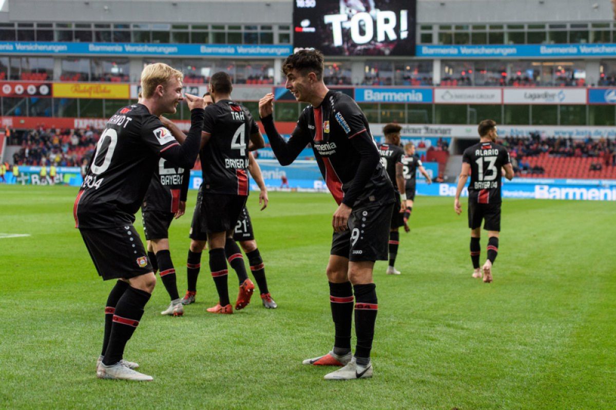 Leverkusen raih kemenangan perdananya musim ini