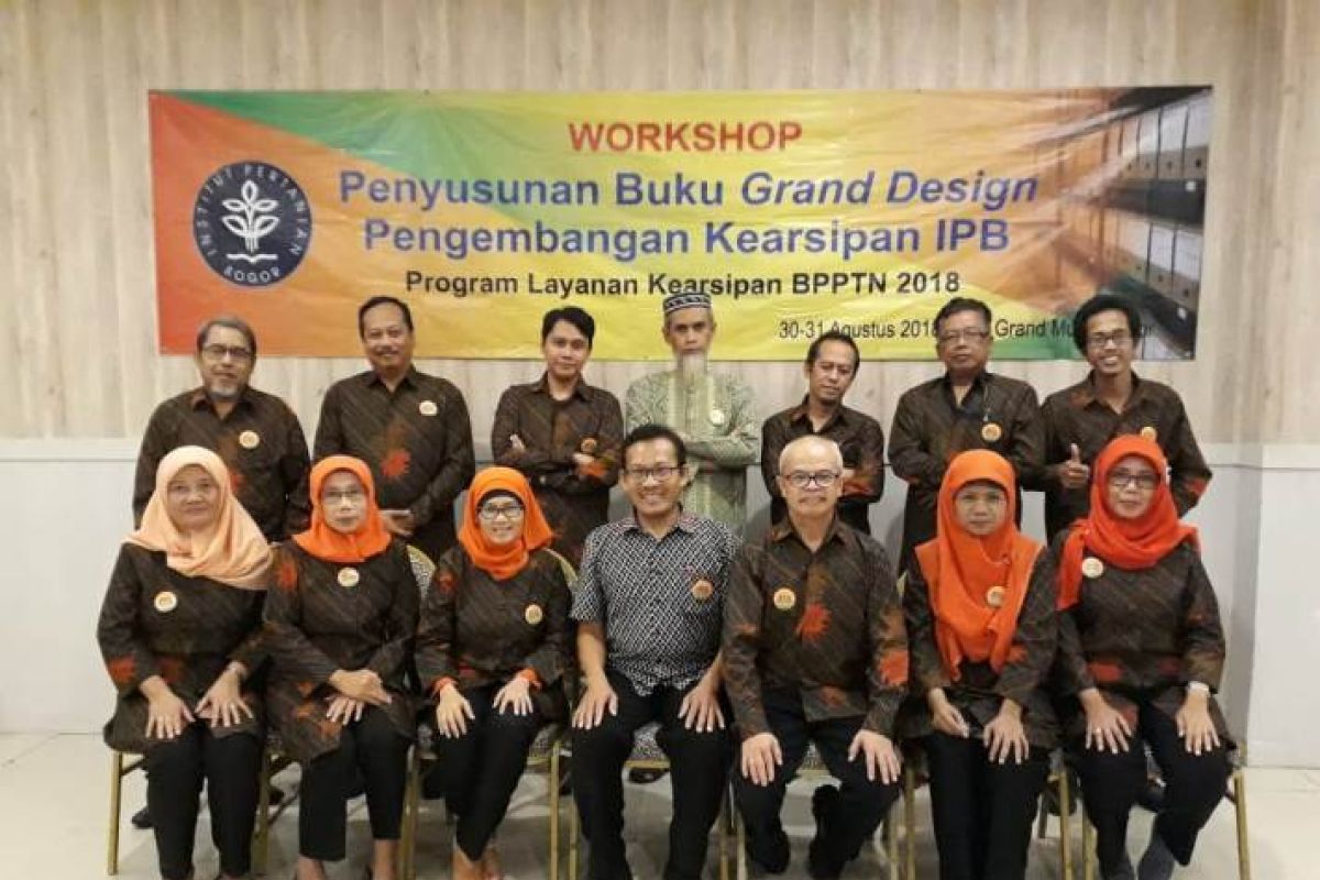 Unit Arsip IPB susun Buku Grand Design Pengembangan Kearsipan IPB