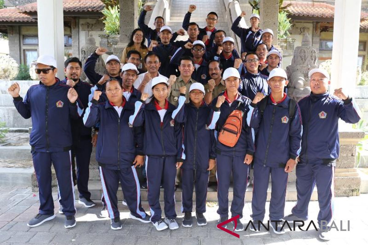 Bupati Klungkung lepas kontingen Paralympic ke Peparprov Bali