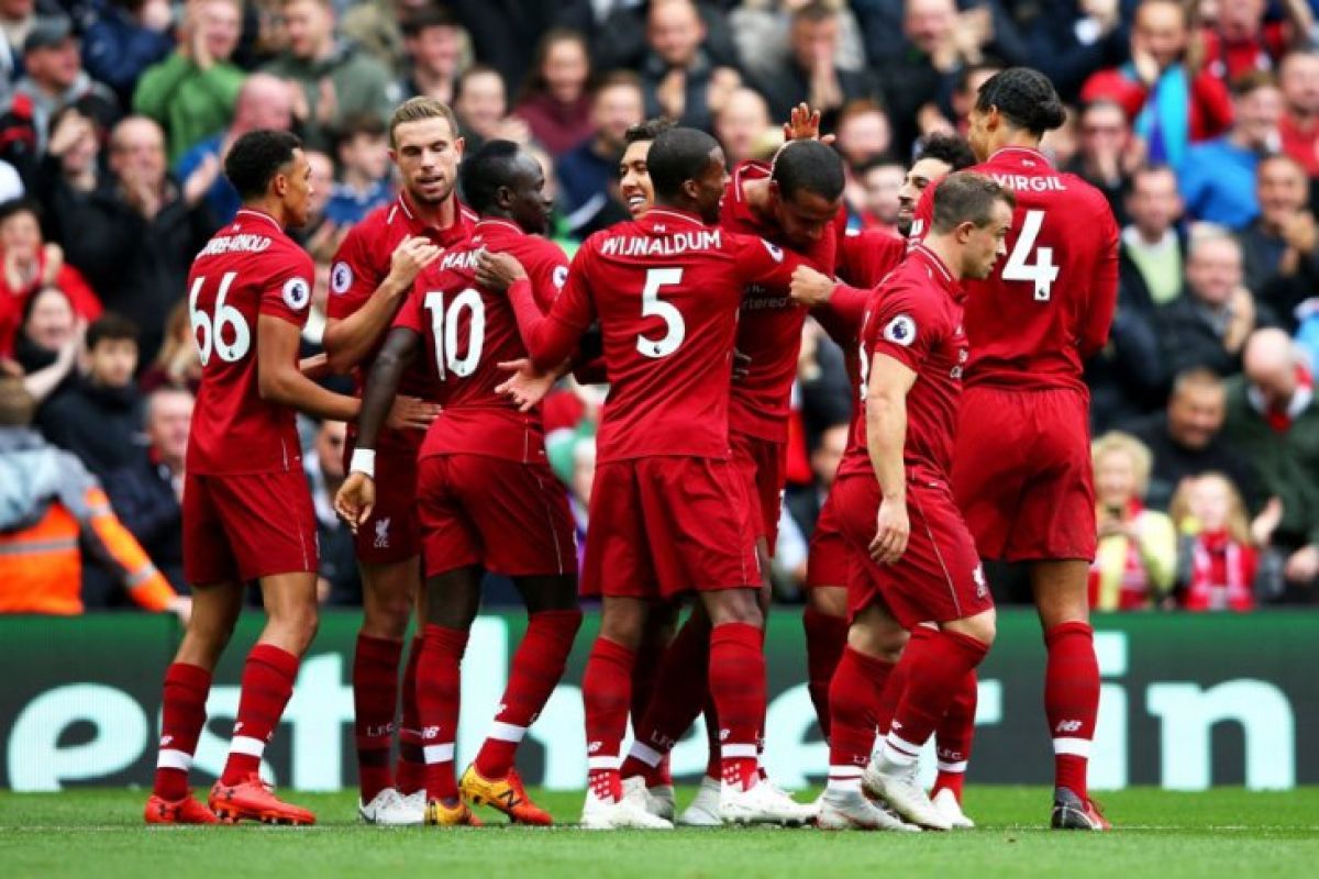 Hasil dan klasemen Liga Inggris, Liverpool kembali di puncak