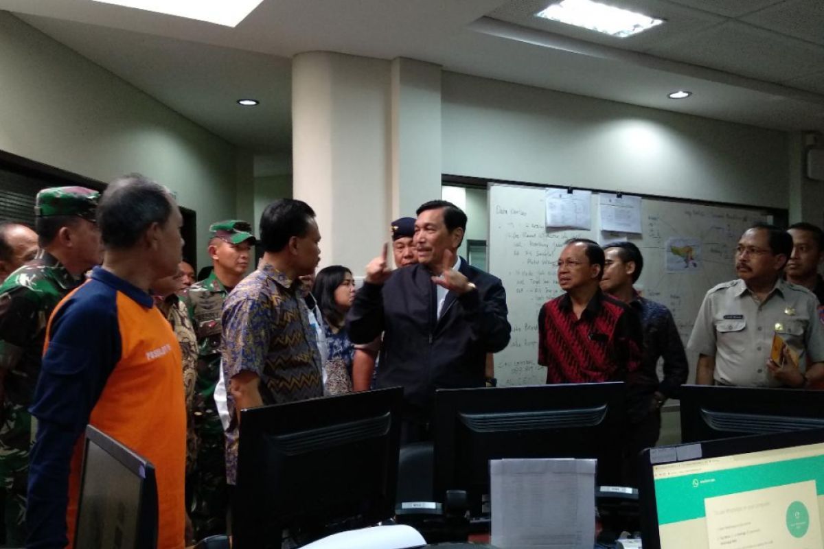 Menko Kemaritiman kagumi kecanggihan Pusdalops BPBD Bali