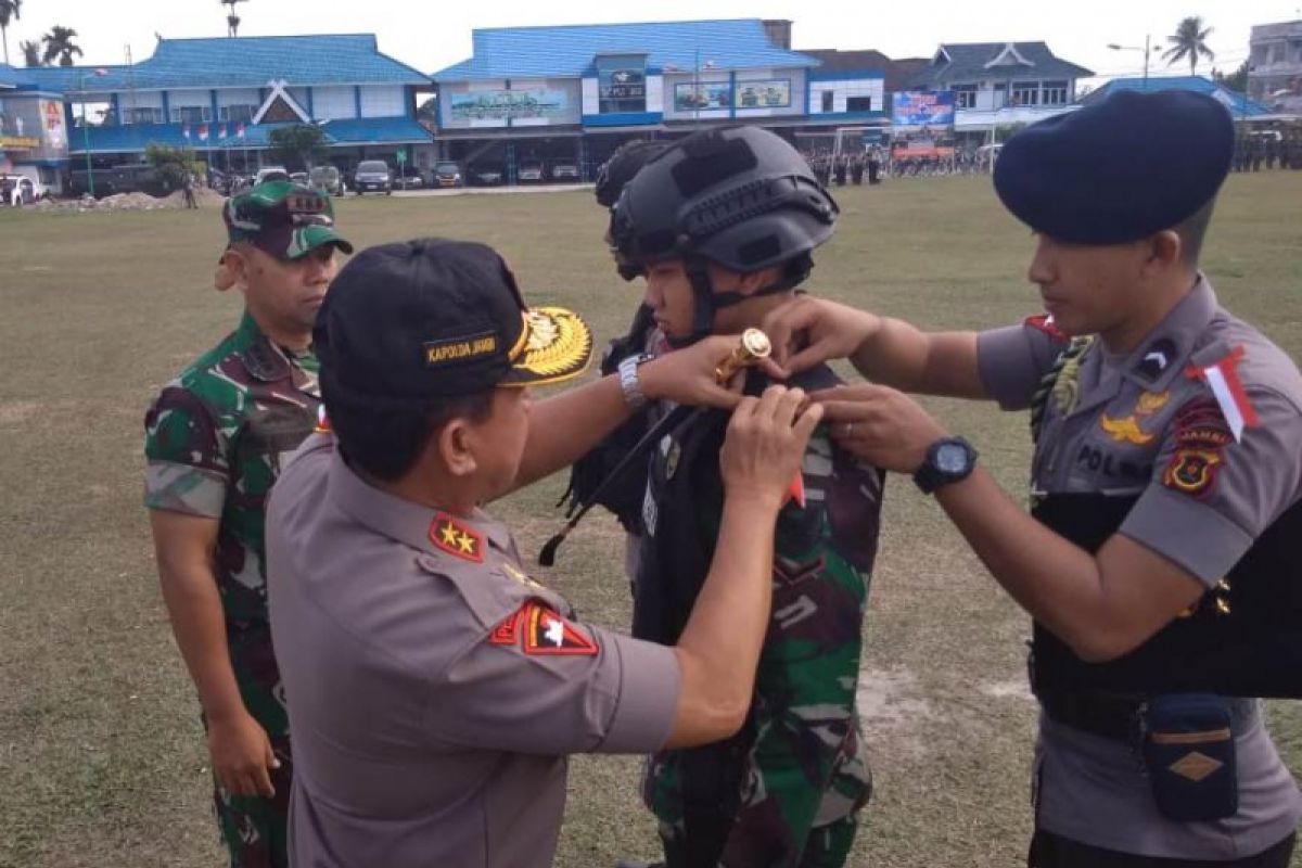 7.669 personil Polri-TNI Jambi disiagakan dukung Operasi Mantap Brata