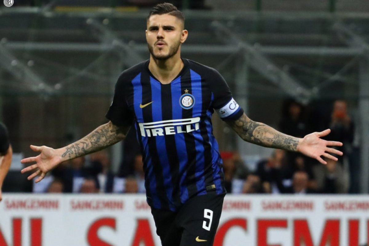 Mauro Icardi tak bertemu Messi pada pertandingan Inter Milan versus  Barcelona