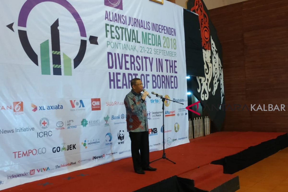 Gubernur Kalbar buka Festival Media 2018