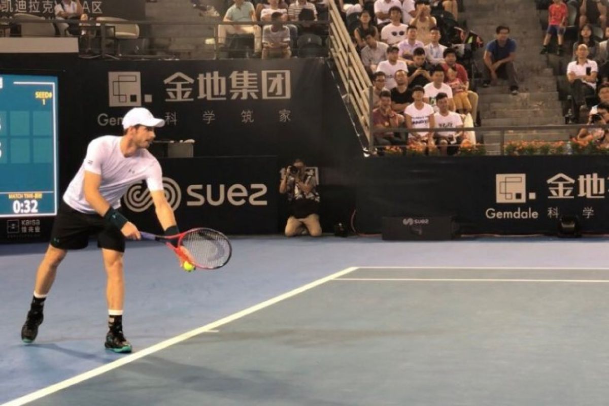 Lewati Goffin, Murray lolos ke perempat final Shenzhen Terbuka