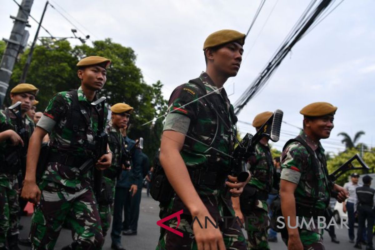 Pasukan TNI diserang KKB dengan kekuatan tidak seimbang