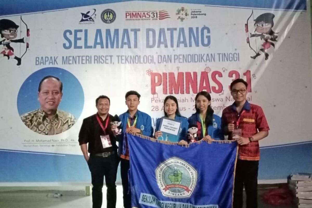 STKIP Persada Khatulistiwa Sintang juara favorit PIMNAS ke 31
