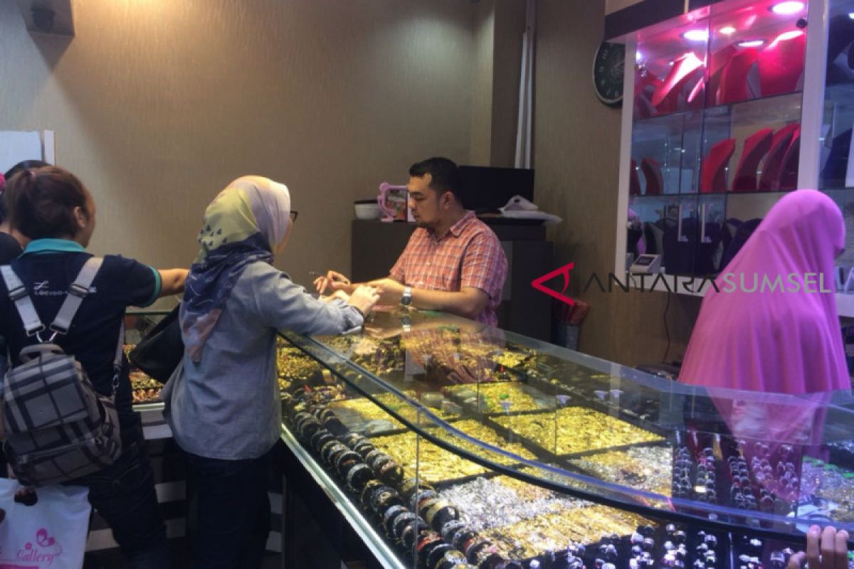 Harga emas di Palembang meranjak naik