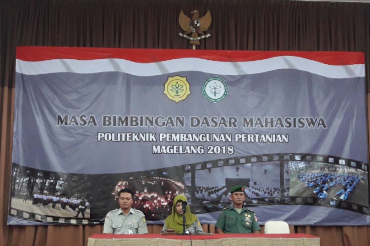 Mahasiswa baru Polbangtan Magelang jalani pembinaan karakter