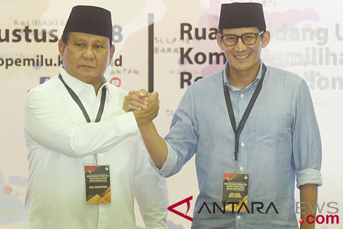 Ramah tamah Badan Pemenangan Prabowo-Sandi dengan 'paket hemat'