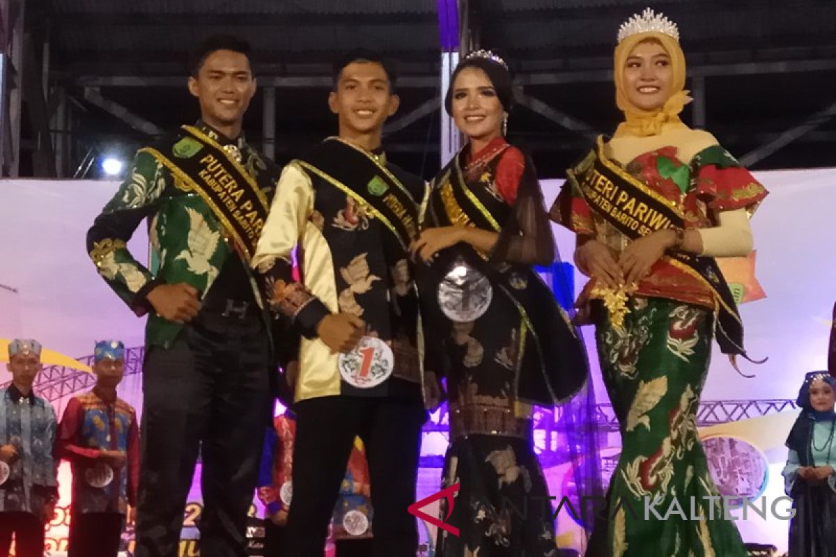 Peserta terpilih menjadi putra dan putri pariwisata Barsel