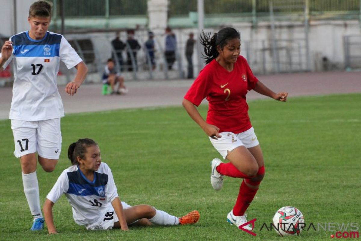 Putri Indonesia taklukkan Kirgistan 3-0 di Kualifikasi Piala Asia U-16
