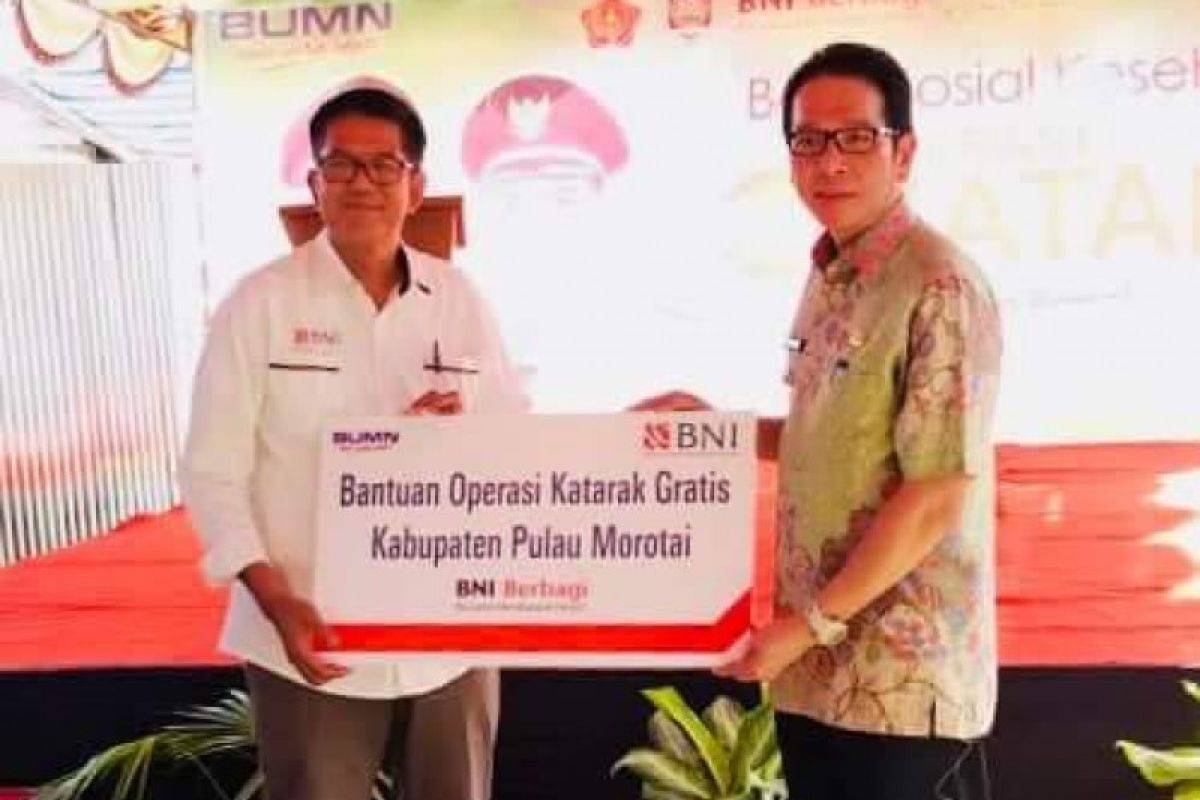 BNI bantu wujudkan Morotai bebas katarak