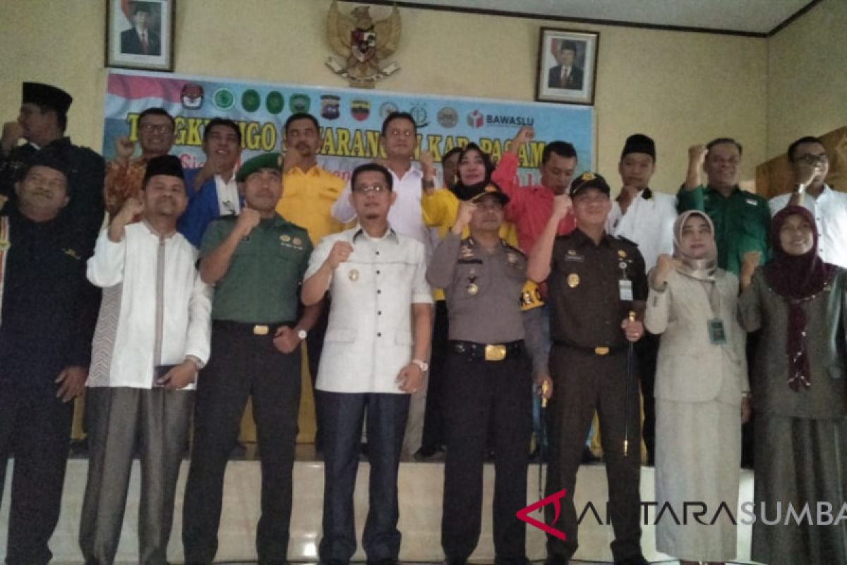 Ciptakan situasi kondusif Polres Pasaman deklarasi Pemilu damai