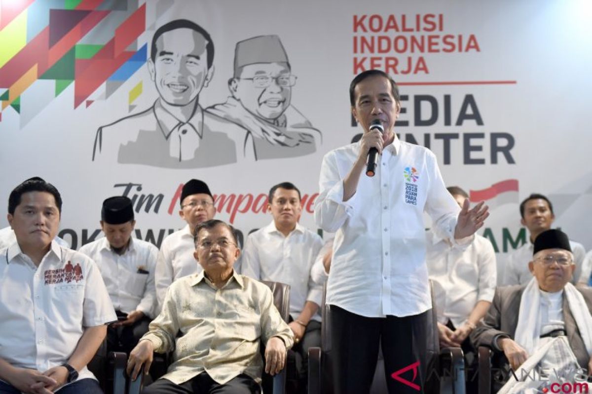 Tim Jokowi-Ma'ruf sudah terbentuk di seluruh daerah