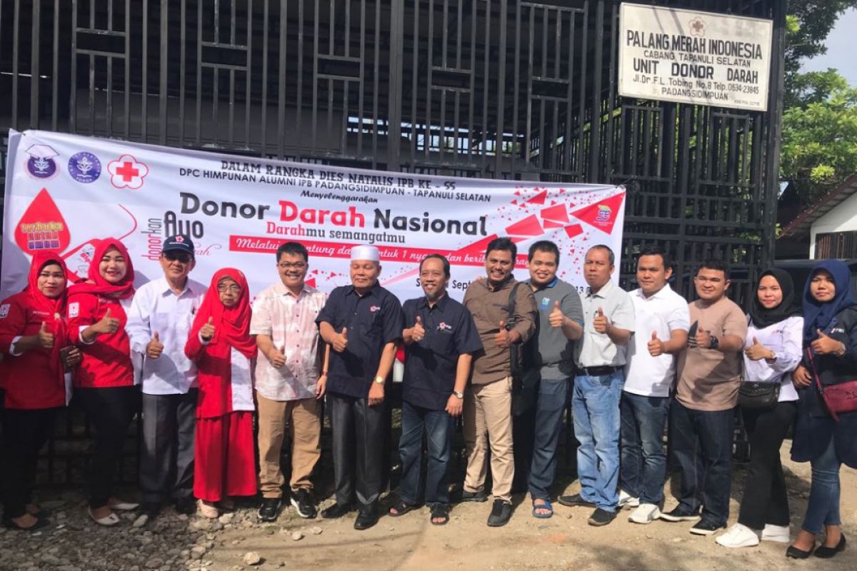 Dies Natalis ke-55, Alumni IPB gelar donor darah