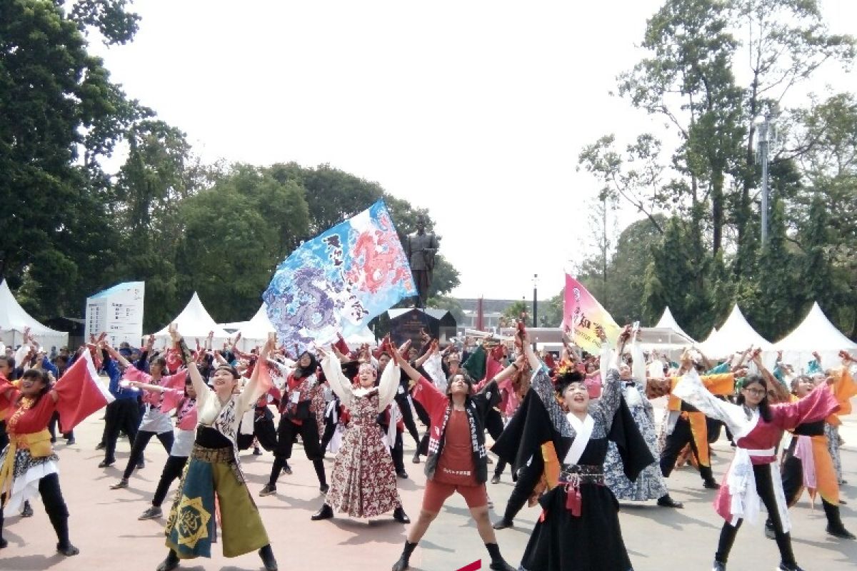 Pentas tari Yosakoi meriahkan Jak-Japan Matsuri 2018