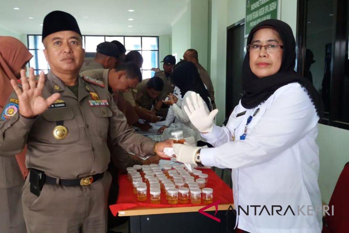 BNNP tes urine 113 Pol-PP Kepri