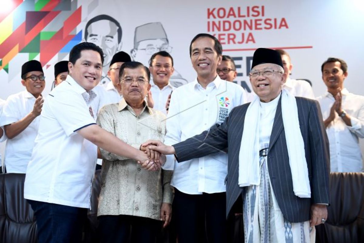 Erick Thohir: Tim Kampanye Jokowi-Ma'ruf Hindari Kata-Kata Pertarungan
