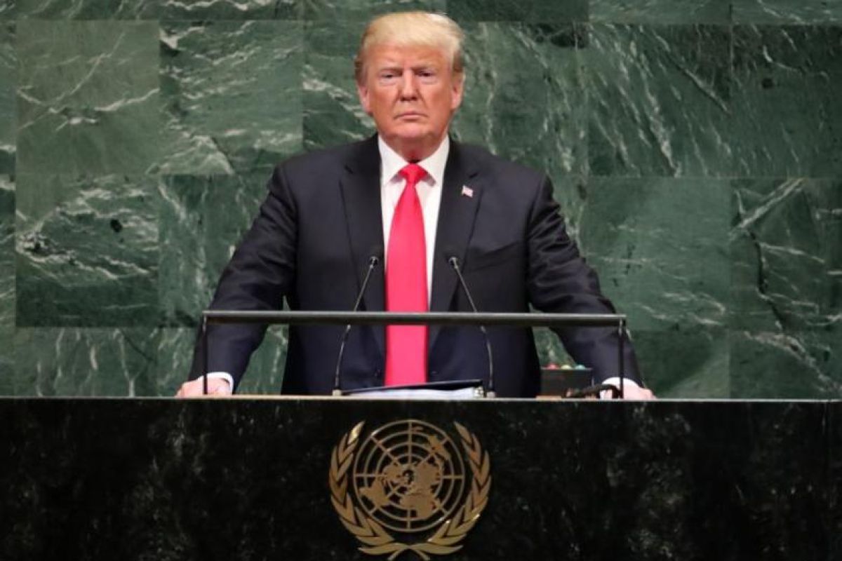 Trump datang terlambat di debat umum SMU PBB