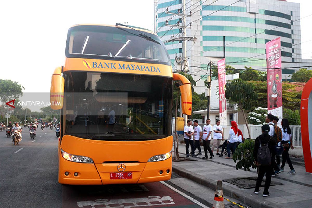 Bus Tingkat Surabaya Mulai Beroperasi Rabu ini
