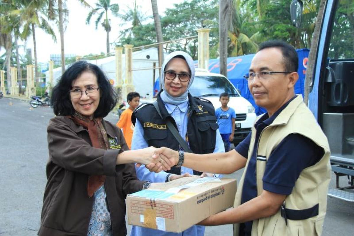 Tim Peduli Universitas Pancasila berikan bantuan langsung