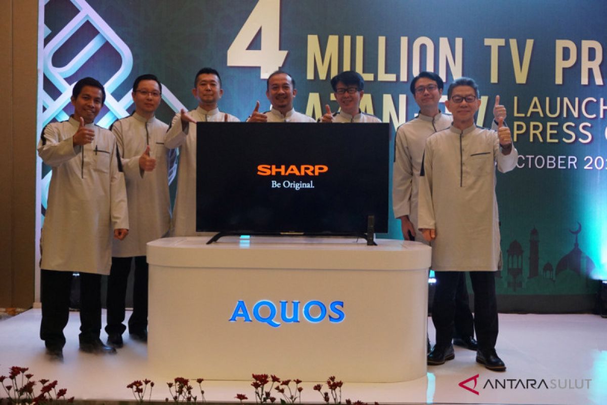 Tembus Empat Juta Produksi LED TV, SHARP Indonesia Luncurkan TV Azan