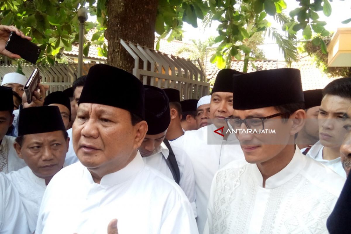 Prabowo-Sandiaga Ikuti Napak Tilas Resolusi Jihad di Jombang (Video)