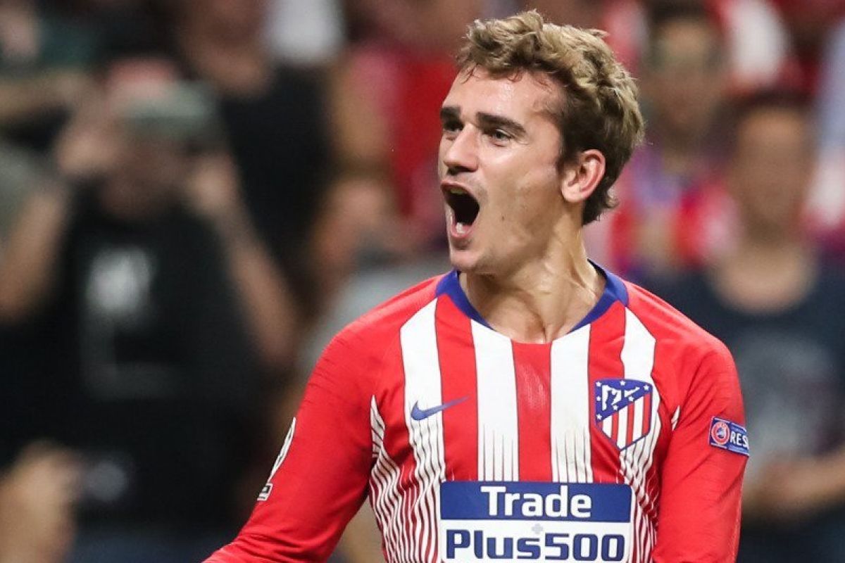 Griezmann borong dua gol saat Atletico kalahkan Brugge 3-1